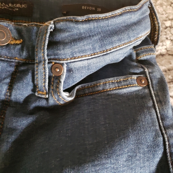 BNWT BANANA REPUBLIC Devon high rise skinny jeans (25) - Picture 6 of 9